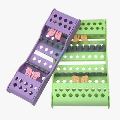 1pcs New Dental Instrument Box 135℃ Autoclavable Plastic Dental Instrument Holders for 4pcs 8pcs Instruments Sterilization Box