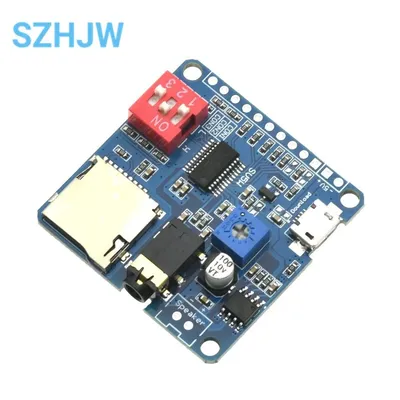 Voice Playback Module Board MP3 Music Player 5W MP3 Playback Serial Control SD/TF Card DY-SV5W