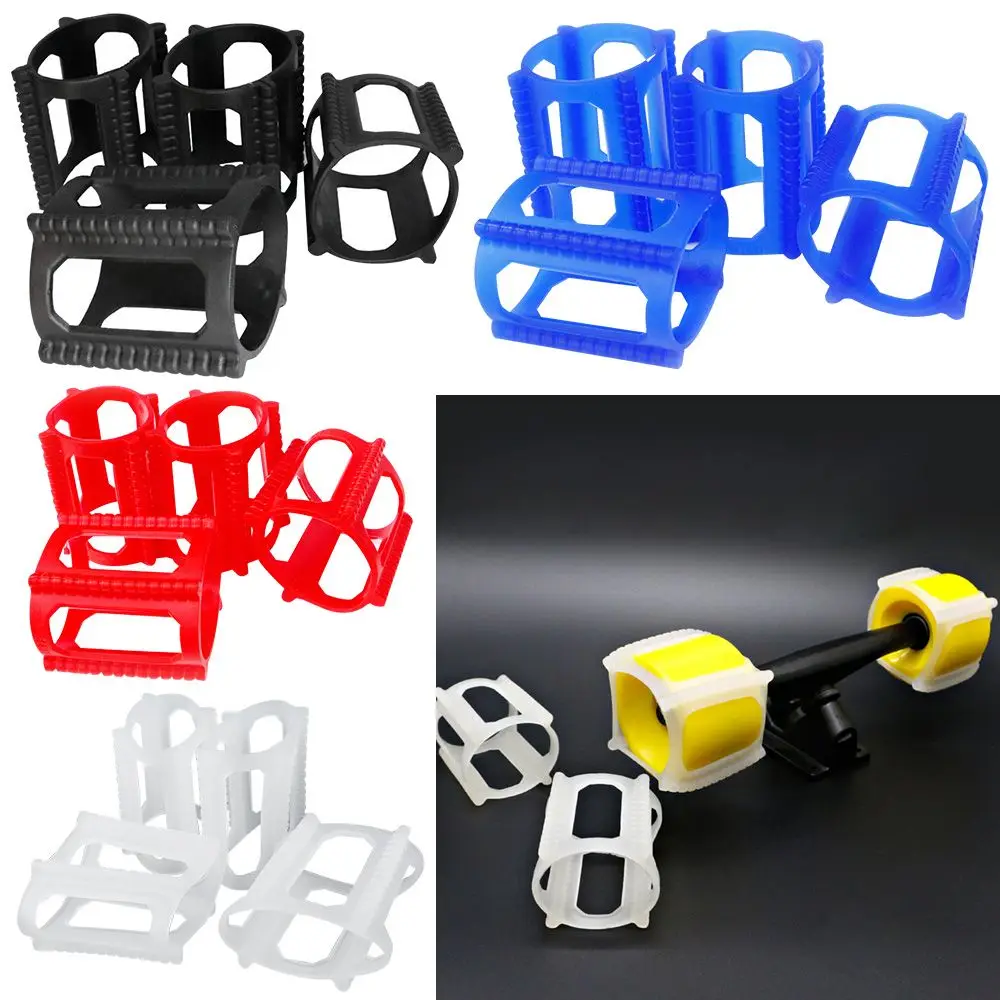 4pcs/set Skateboard Wheel Cover For Beginners Dolphin Jumping Artifact Retainer Wheel Lock Trainer Skateboard Assisted