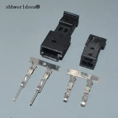 shhworldsea 2pin Car Speaker plug,X1 Door lamp plug,Car electric connector for BMW Benz car