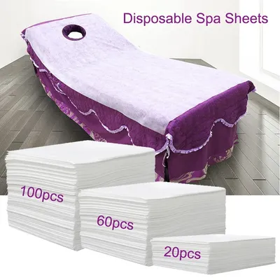 Non-woven Disposable Spa Sheets Beauty Salon Tattoo Thin Thickened Bed Sheets Breathable Massage