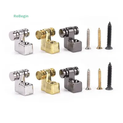 2Pcs Roller String Retainers Mounting Tree Guide for Electric Guitar silver