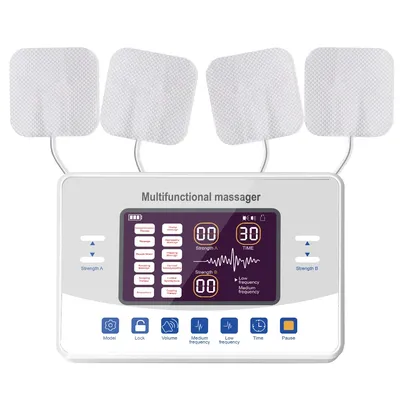 12 Modes Low Frequency Therapy Device TENS Machine EMS Muscle Stimulator Electronic Pulse Massager