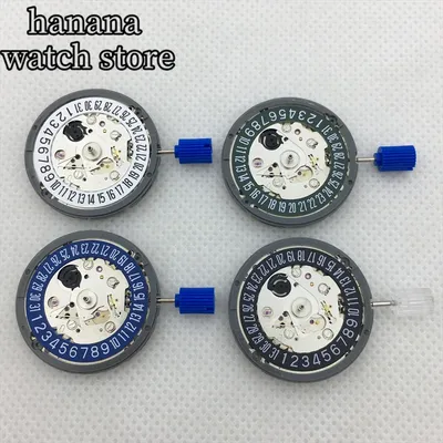 BLIGER NH35A Movement 6 o 'clock Black Blue Green White Date Position High-precision mechanical