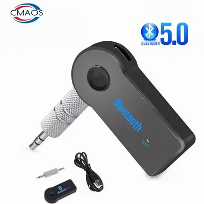 2 in 1 Wireless Bluetooth 5.0 Receiver Transmitter Adapter 3.5mm Jack For Car Music Audio Aux A2dp