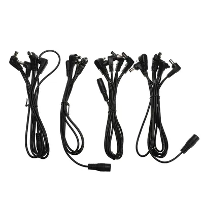 Guitar Effects Pedal Power Daisy Chain Cable 1 to 3 4 5 6 Ways For 9V DC Adapter Splitter