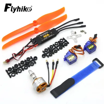 A2212 2212 2200KV 1400KV 1000KV Brushless Motor 30A 40A / 40A BLheli ESC SG90 9G Micro Servo for RC