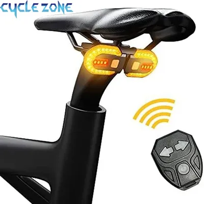 Bike Turn Signal Rear Light LED Bicycle Lamp USB Rechargeable Bike Wireless Lights Back MTB Tail
