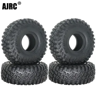 4pcs 1.9inch 118mm Rubber Tires For 1/10 Rock Track Redcat Scx10 Ii Axial 90046/90047 Rc4wd Yikong D90 Trx4 Trx6 Rc Car Tyre