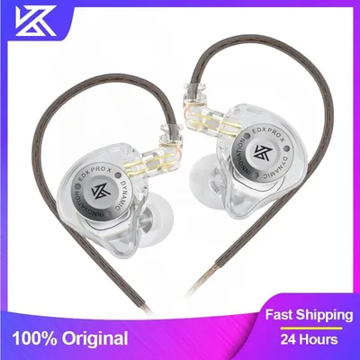 KZ-EDX Pro X wired earphone stereo bass HIFI music sports microphone wired speaker accessory adapter