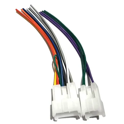 Professional 2Pcs Car Radio Stereo CD Player Wiring Harness Cable Installation Kit for Toyota Car Accessories Supplies Products