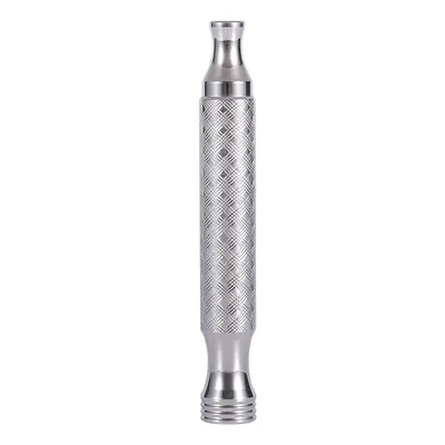 CNC 316 L Stainless Steel Double Edge Safety Razor Handle Men's Manual Shaving Accessories Only