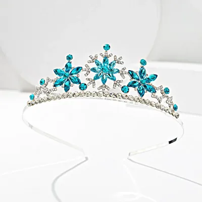 ZANLLOY Princess Crown Role-playing Baby Girl Toys Children Snowflake Crown Headband Gift Baby Hair