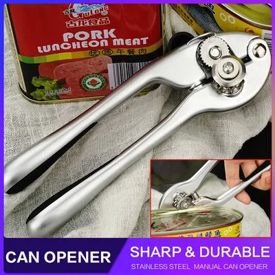 Professional Manual Can Opener Craft beer Grip Stainless Steel Opener Cans kitchen gadgets