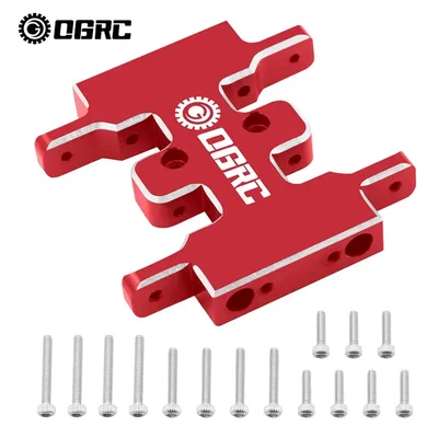 OGRC Aluminum Alloy Gearbox Mount Transmission Plate Gearbox Base for SCX24 C10 JLU Deadbolt