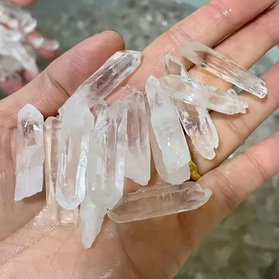 1000g/bag Bulk 100% Natural Clear Quartz Healing Crystal Point Wand Energy Stone Raw Rock Mineral