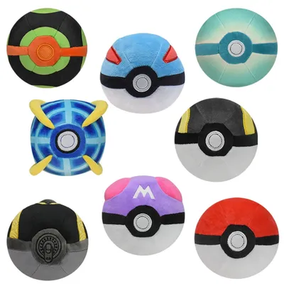 36 Styles Pokemon Poké Ball Eevee Raichu Umbreon Mew Snorlax Gengar Anime Stuffed Plush Cartoon