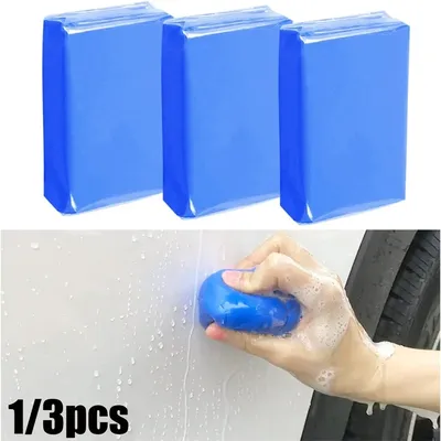 1-3Pcs Clay Bar Detailing Auto Car Clean Wash Cleaner Sludge Mud Remove Magic Blue Car Cleaning Car