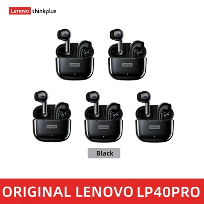 Original Lenovo LP40 Pro TWS Earphones Wireless Bluetooth 5.1 Sport Noise Reduction Headphones Touch