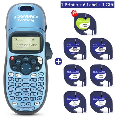 Dymo LT100H Label Maker Set Portable Adhesive Sticker Printer Dymo LT 100H Label Printer Dymo