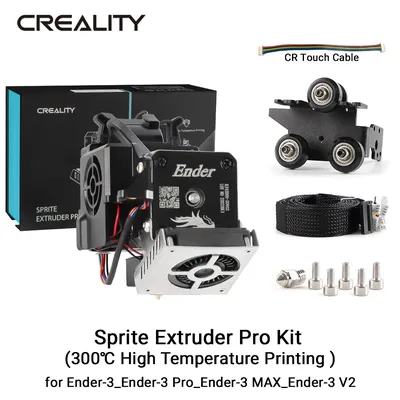 Creality Sprite Extruder Pro Kit 300℃ High Temperature Printing Dual Gear Feeding Direct Drive for