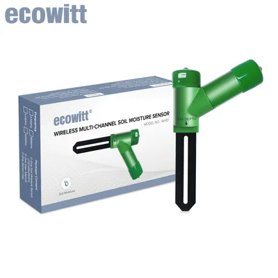 ECOWITT WH51 Soil Moisture Meter, Soil Tester, 8-Channel Garden Plant Water Monitor Tester - Sensor