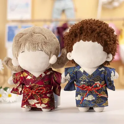 20CM Doll Clothes Cute Plush Dolls Chinese Style Idol Doll Clothes Suit Toy Clothing Dolls