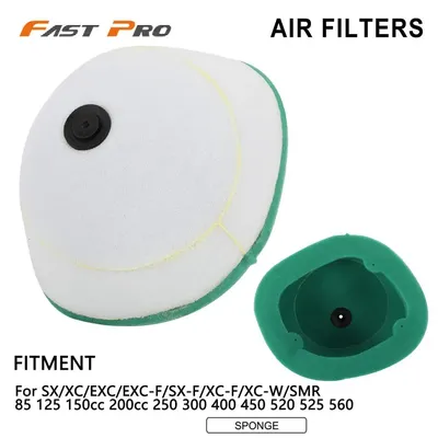 Motorcycle Dual Foam Air Filter Cleaner For KTM SX XC EXC SX-F XC-W LC-4 SMR 85 105 125 200 250 300