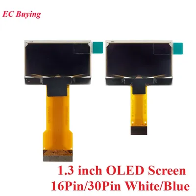 1.3 inch OLED Screen 1.3" 12864 LCD LED Display Modul 128x64 SH1106 SPI/ I2C Parallel Interface