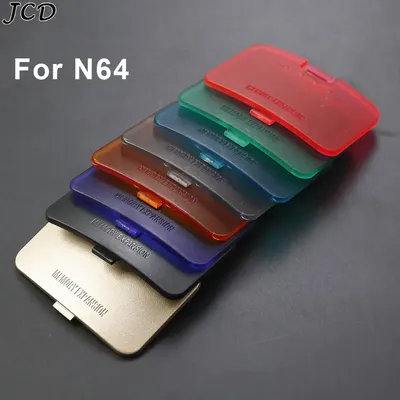 JCD 1piece For N64 Door Cover Jumper Pak Lid Memory Expansion Pak For Nintend 64 Expansion Pack Card
