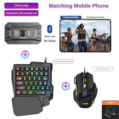 M1 Pro Mobile Controller Gaming Keyboard Mouse Converter BT V5.0 Programmable Adapter Support IOS