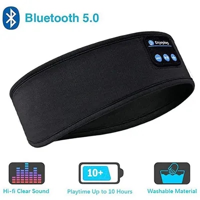 Original Wireless Bluetooth Headset Sport Sleep Headband 5.0 Earbuds Eye Mask Fone Bluetooth