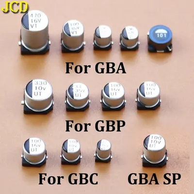 JCD 1 Set Mainboard Capacitor For Gameboy Advance Color Pocket GBC GBP GBA SP Board Repair