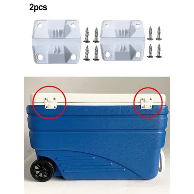 2pcs Cooler Insulated Boxes Hinges For COLEMAN 5283-1141 COOLER PLASTIC HINGE SET REPLACEMENT