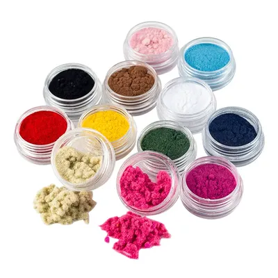 24jars Velvet Powder Set 3D Flocking Powder 3D Flocking Powder Net1-2g Colorful Velvet Flocking