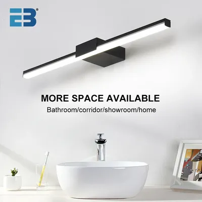 Led Wall Lamp Bathroom Vanity Light 40cm 55cm AC85 - 265V Indoor Modern Wall Sconces Mirror Wall