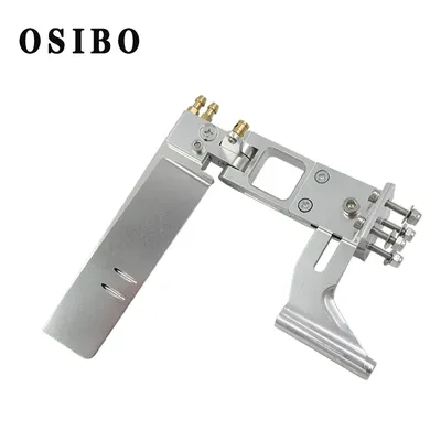 Aluminum Alloy 110mm Water Absorbing Rudder Aluminum Suction Rudders with Tail 4MM Shaft Bracket for