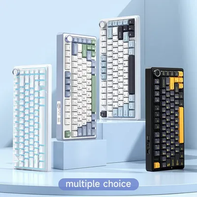 AULA F75 2.4G Wireless/Bluetooth/Wired Gaming Mechanical Keyboard RGB Customized 75% Layout OEM