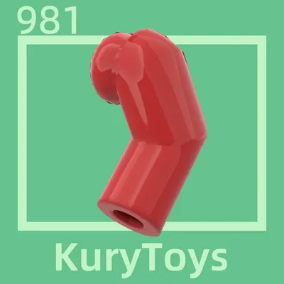 Kury Toys DIY MOC For 981 #10pcs Building block parts For Body Part Arm, Left