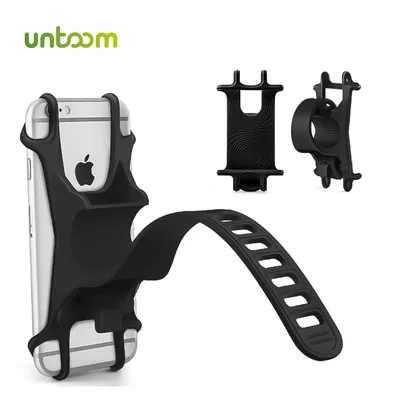 Universal silicone Bicycle Motorcycle Mobile Phone Holder Bike Mount phone holder For Cellphone GPS