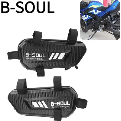 B-SOUL Electric Bike Hanging Bag Motorcycle Side Bags Waterproof Moto Engine Pack Hard Shell Bags