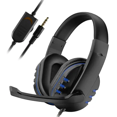 Headphones 3.5mm Wired Gaming Headset Earphones Music For PS4 Play Station 4 Game PC Chat computer