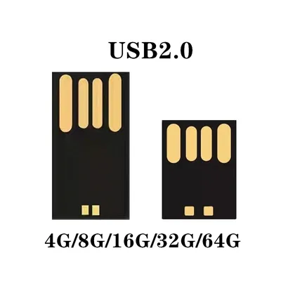 impermeabile di memoria flash 8 16 32 64GB USB 2.0 corto lungo bordo Udisk semi-finito chip pendrive