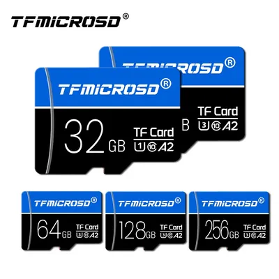 TFMicroSD Memory Card 64GB 128GB 256GB U3 C10 Mini SD/TF cartão de memória 32GB U1 For Phones