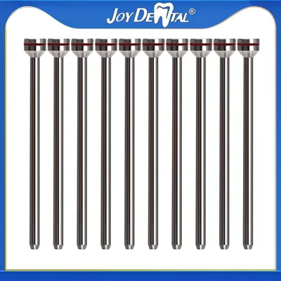 1set (10pcs) Dental Lab Polishing Shank Diamond Disc Mandrel Stainless Steel Dentistry Accessory