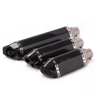 51mm Universal Accessories Motorcycle Exhaust pipe Modified Muffler Pipe echappement moto db killer
