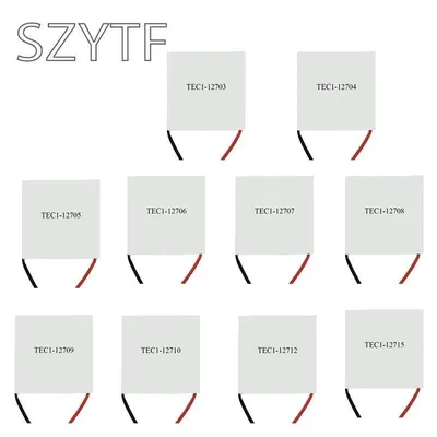 TEC1-12703/04/05/06/08/09/10/12/15 Module Thermoelectric Cooler Peltier 40*40MM 12V Semiconductor
