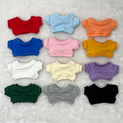 Cute Doll Clothes for 20cm Idol Doll Outfit Accessories Sweater T-shirt Shorts 2PC for Super Star