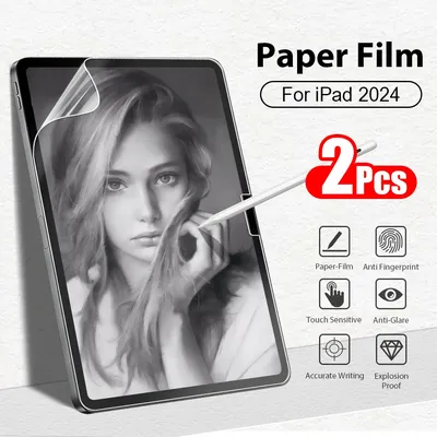 Like Paper Film For iPad Pro 13 11 M4 M2 12.9 Air 5 4 Screen Protector For iPad 10 9 9th 10th Generation Mini 6 10.2 Paperfeel