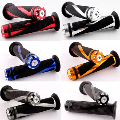 7/8 "22mm Universal Motorcycle Handle Handlebar Hand Bar Grip For Kawasaki Honda Yamaha Suzuki